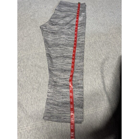 Lululemon Wunder Under Crop‎ Hi-Rise Space Dye Camo Seal Gray Coal size 8 NWT - Picture 10 of 11